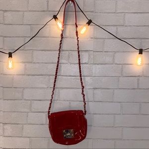 Glossy red Apt. 9 crossbody purse
